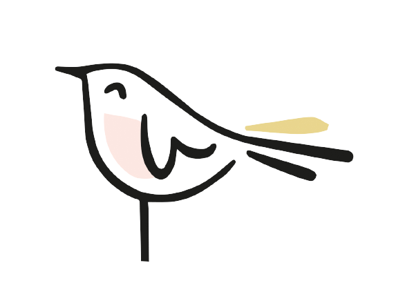 Oiseau Logo L'Effet Bulles